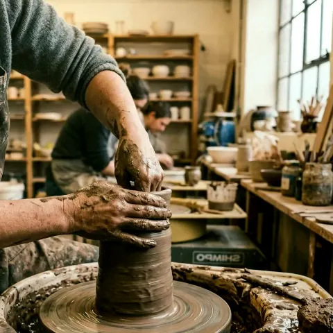 Stein Faden – Keramiker bei der Arbeit